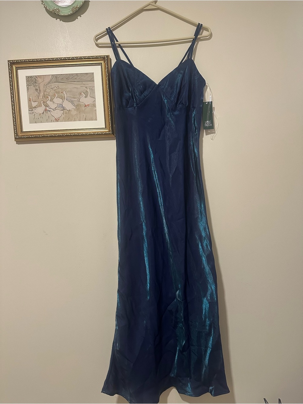 a new day Blue Iridescent Slip Dress